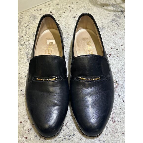 Bally of Switzerland Adrian 04 Black Leather Bit Loafer Men\'s Size 11 Dress Shoe main image 13